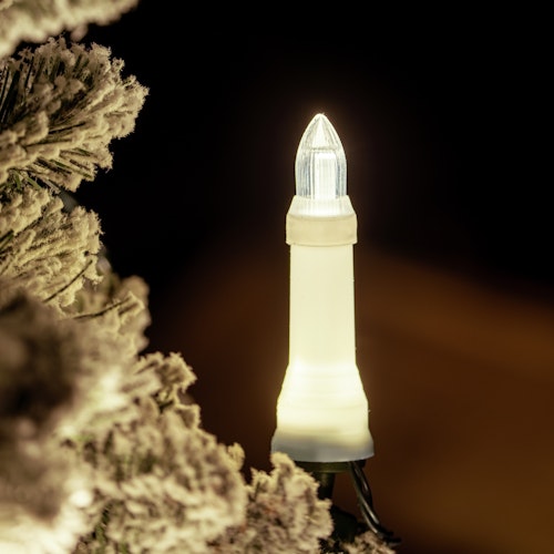 Konstsmide Weihnachtsbeleuchtung LED Baumkette, Topbirnen, One String, 25 warmweisse SMDLEDs