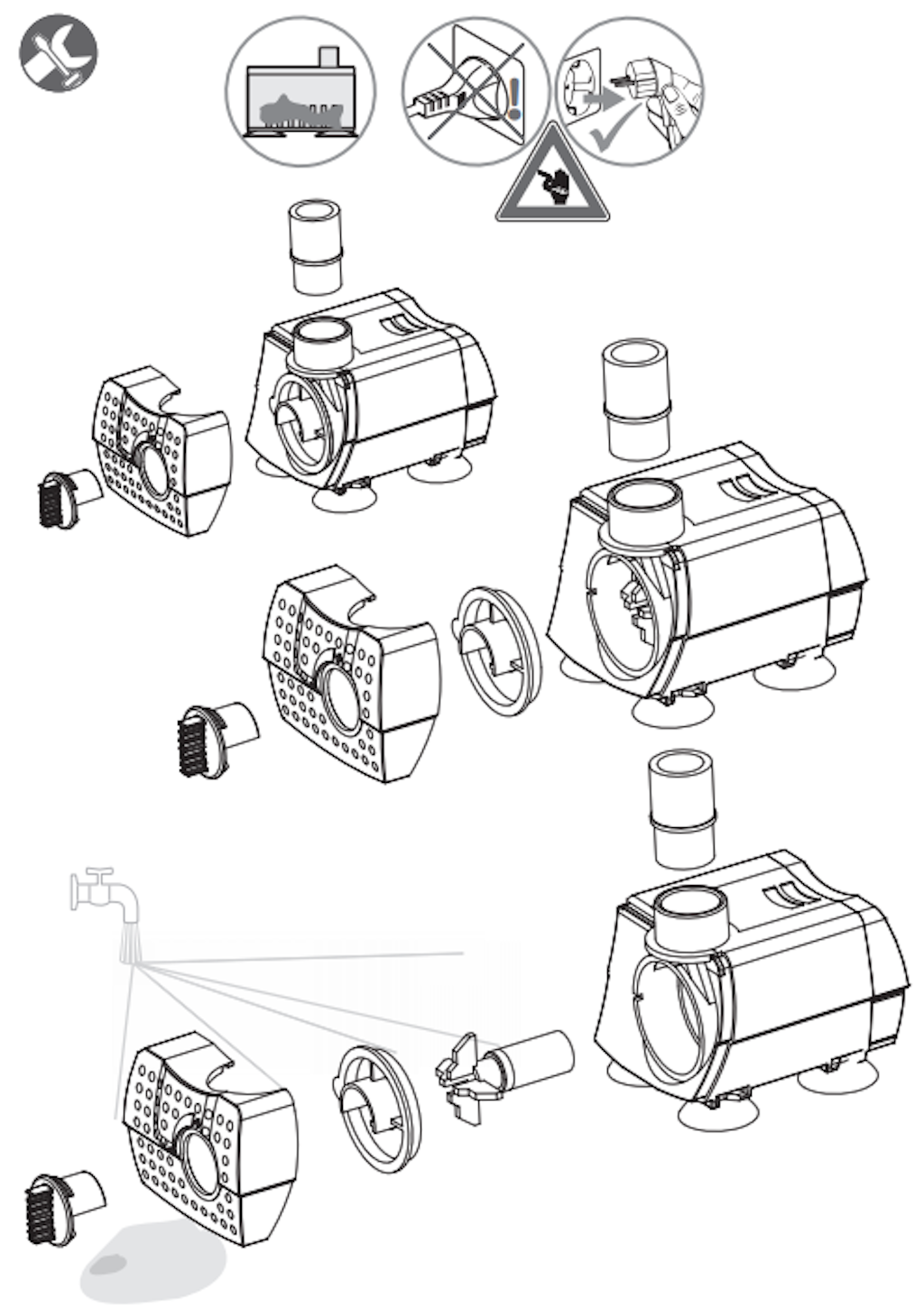 Explosionszeichnung Ersatzteile