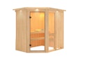 Vorschaubild Karibu Sauna Fiona 1 mit Eckeinstieg 68 mm inkl. gratis Sauna-Zubehörset im Wert von 234,94 €