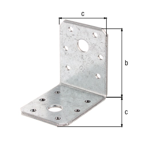 Alberts® Winkelverbinder  60x60x45 mm