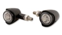 Vorschaubild HIGHSIDER pro Akron-X LED Mini Indicator Gehäuse Schwarz / Linse Rauchgrau (Paar), Vorn & Hinten