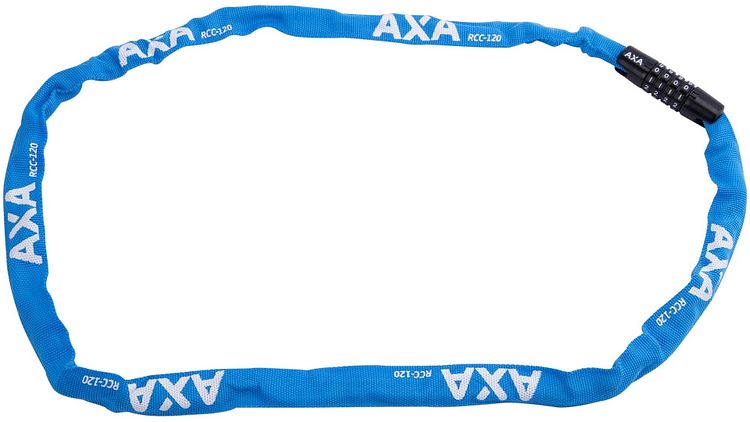 Axa Rigid RCC Zahlen-Kettenschloss 120 cm blau