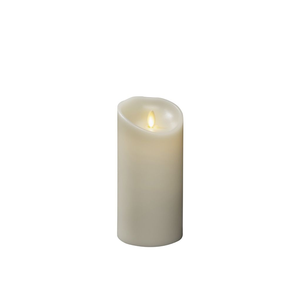 Konstsmide Weihnachtsbeleuchtung  LED Echtwachskerze 3D Flamme 17,7cm
