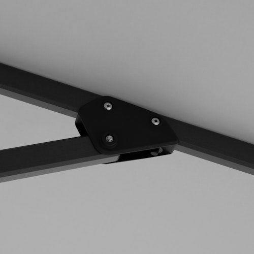 doppler Pendelschirm LIFE 300 x 400 Side, Aluminium Anthrazit / 100 % Polyester 180 g/m² 