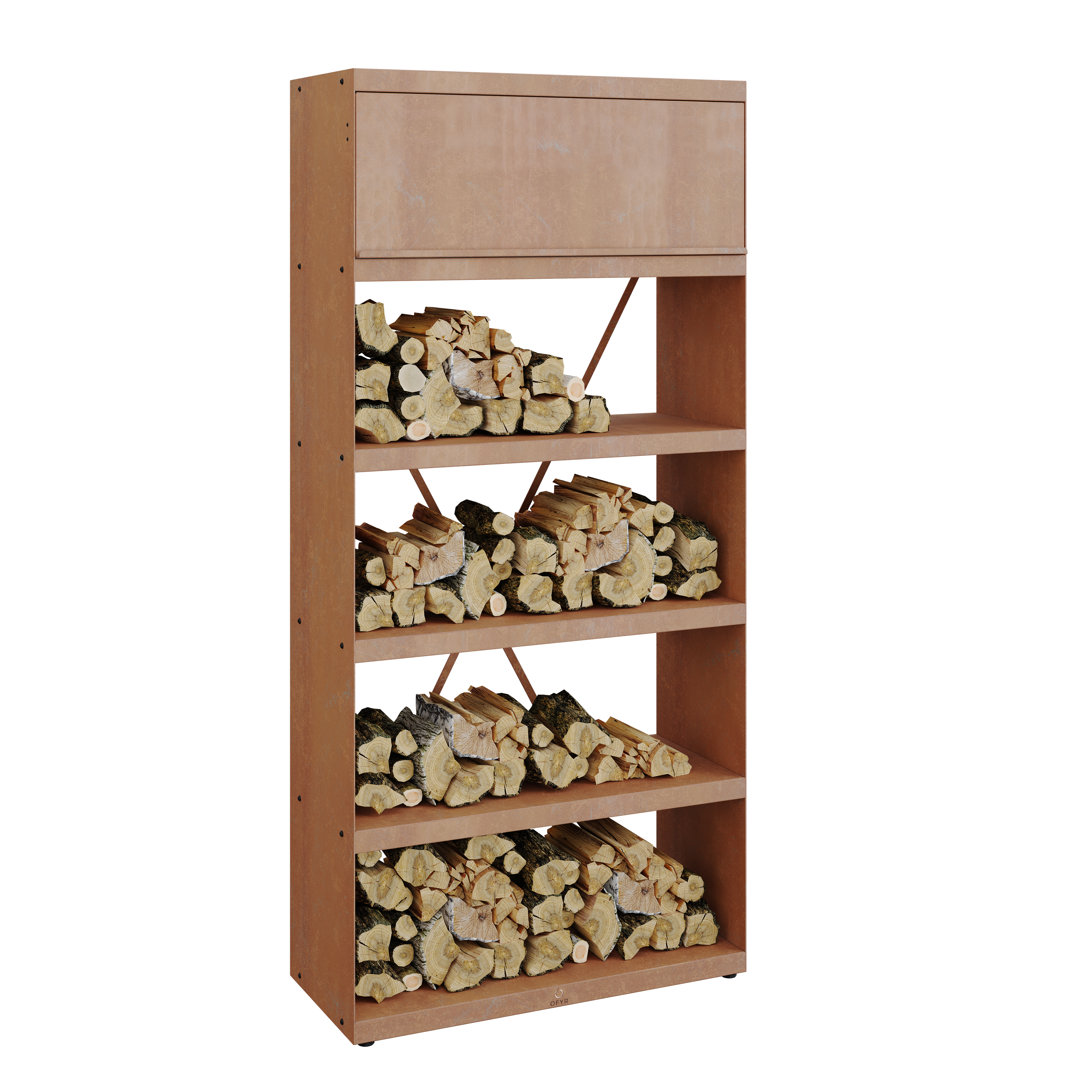 OFYR Holzregal Wood Storage Corten 100