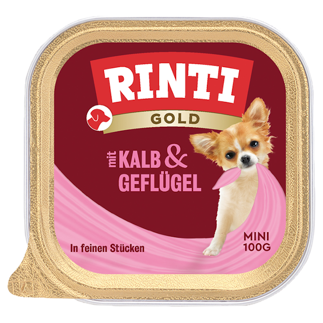 RINTI Gold Mini 100g Schale HundenassfutterVorschaubild