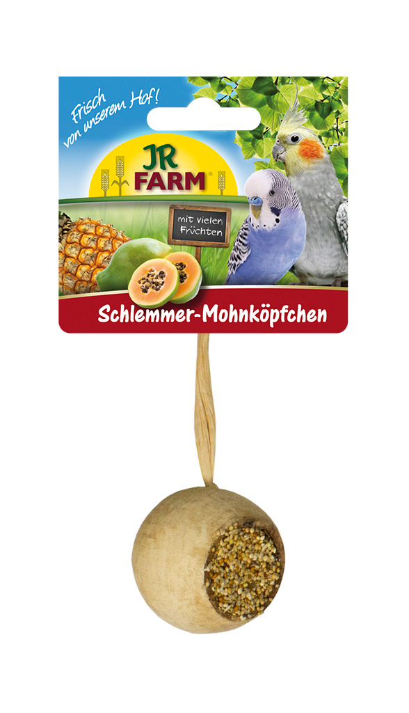 JR FARM Birds Schlemmer-Mohnköpfchen 75g Vogelsnack
