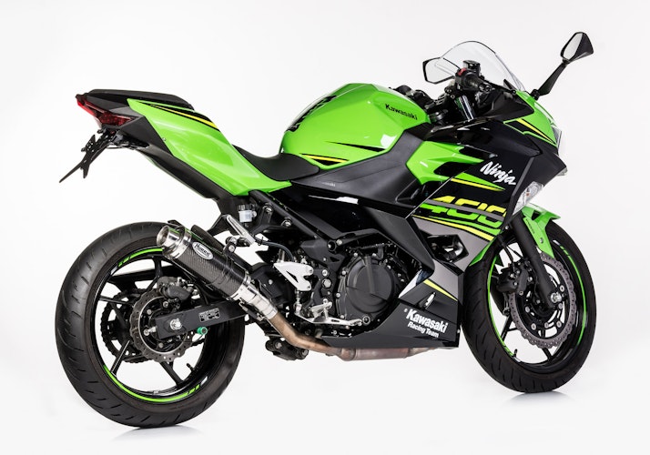 Hurric SLIP-ON Schalldämpfer Supersport Carbon für KAWASAKI Ninja 400,Z400