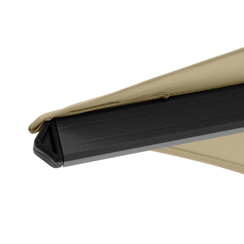 doppler Pendelschirm LIFE 300 x 400 Side, Aluminium Anthrazit / 100 % Polyester 180 g/m² 