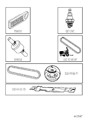 Husqvarna Gartentraktoren 96041019902 LTH 126