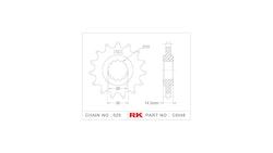 RK Antriebsritzel C5048