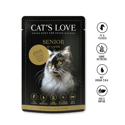 Cat's Love Senior 85g Beutel Katzennassfutter