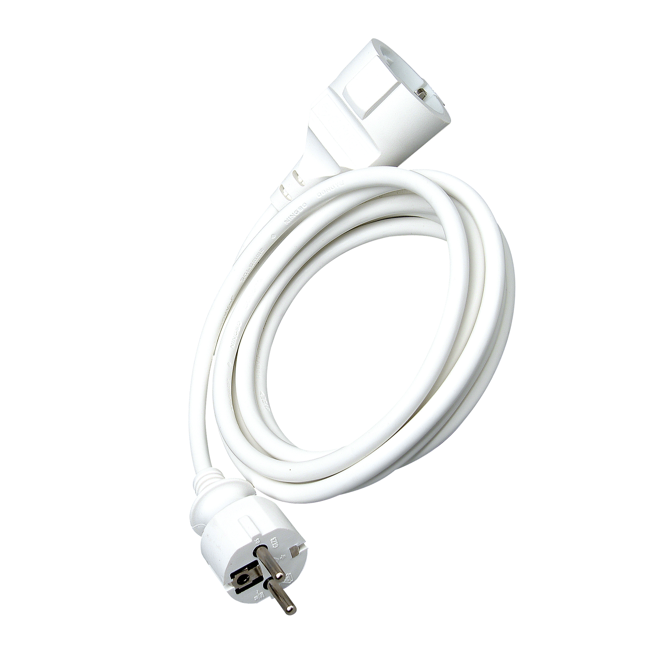 Kopp Schutzkontaktverlängerung 3m, weiß