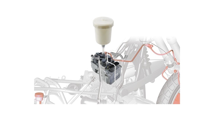 Bikeservice Bremsflüssigkeitsfüller