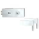 Vorschaubild Griffwerk PURISTO 1.0 -Edelstahl poliert Ganzglastürbeschlagset -2-teiliger Bandsatz -ohne Griff -BB