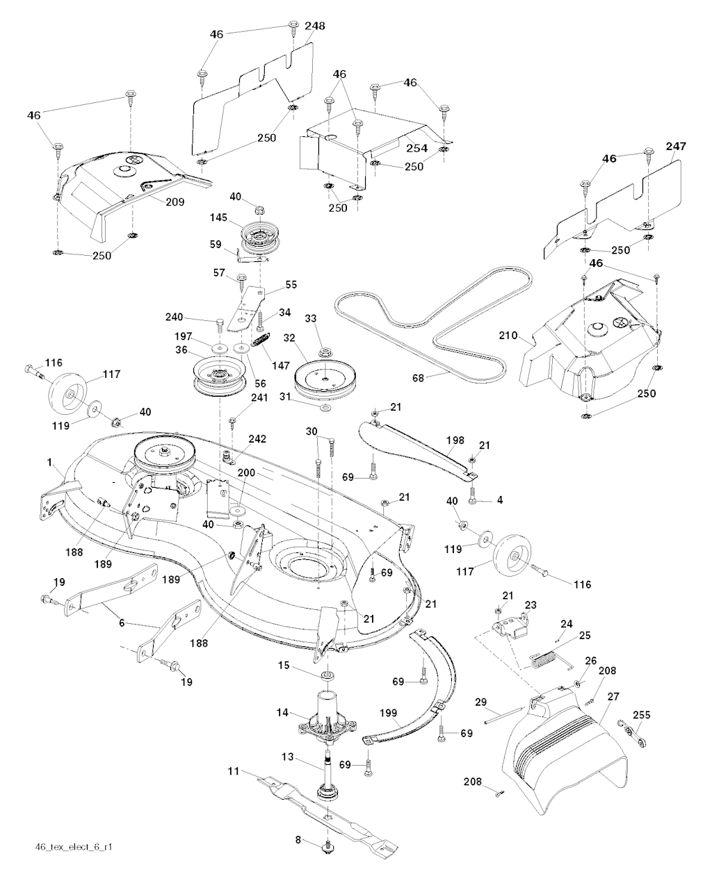 Explosionszeichnung Ersatzteile