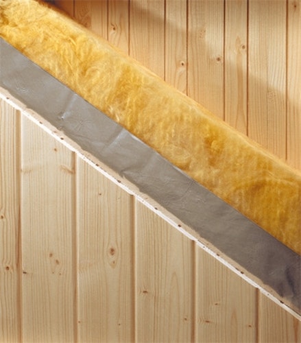 Weka Blockbohlen Saunahaus Mikkeli inkl. Elementsauna 28/68 mm