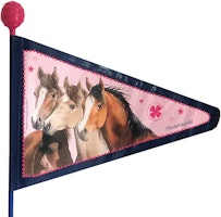 Bike Fashion Sicherheitswimpel Pferdefreunde