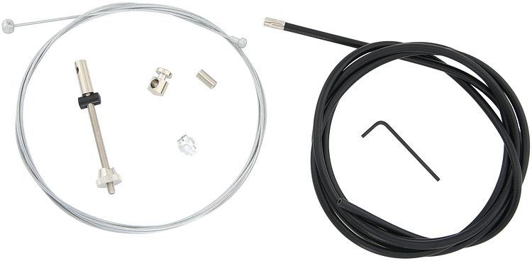 Slurf Bremszug 2,25 m schwarz außen SK99, Stahl Innenzug, mit Standard-Außen