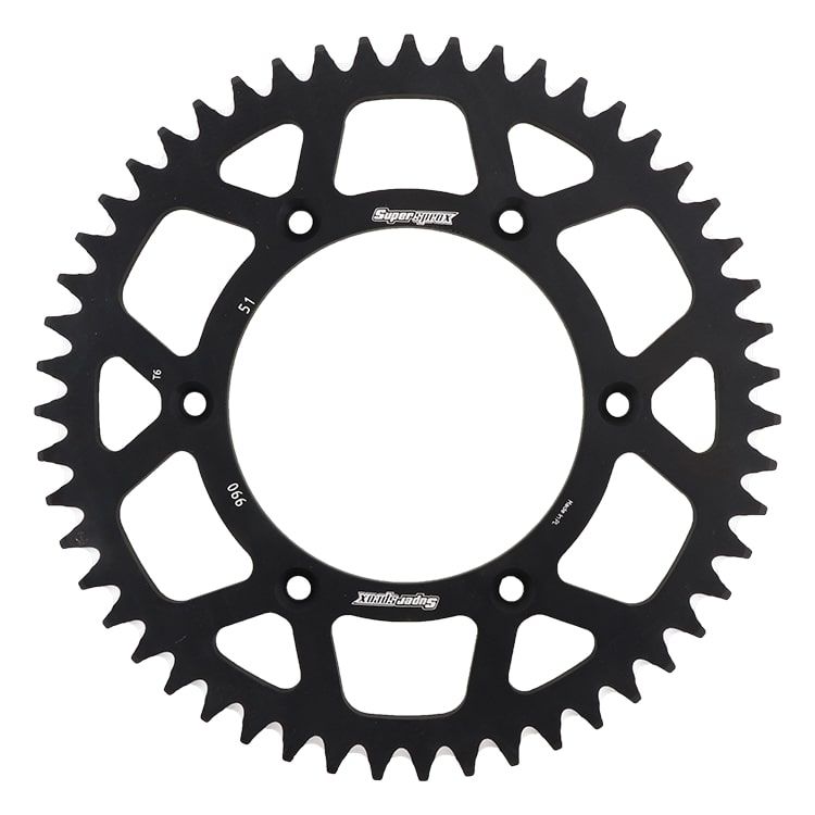 Supersprox Alu-Kettenrad 520 51Z (Schwarz)