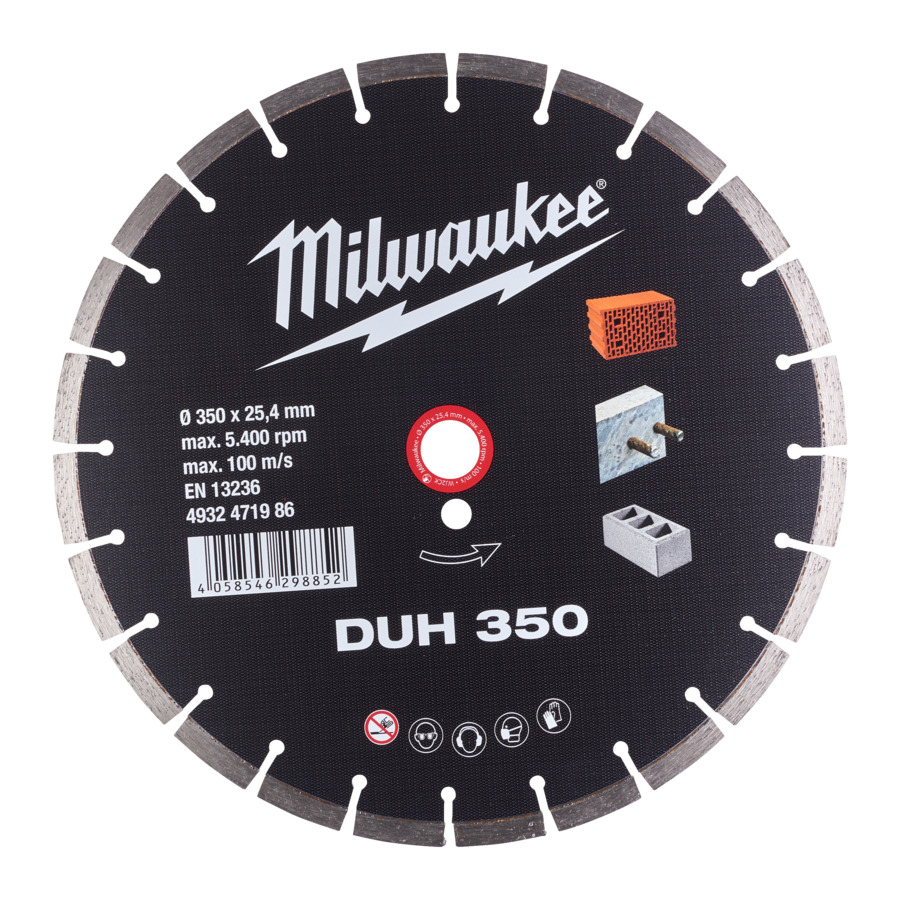 Milwaukee Diamant-Trennscheibe DUH 350 4932471986