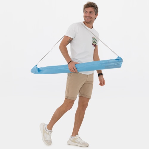 doppler Strandschirm WINDPROFI 200 Manual, Aluminium Anthrazit / 100 % Polyester 80 g/m²