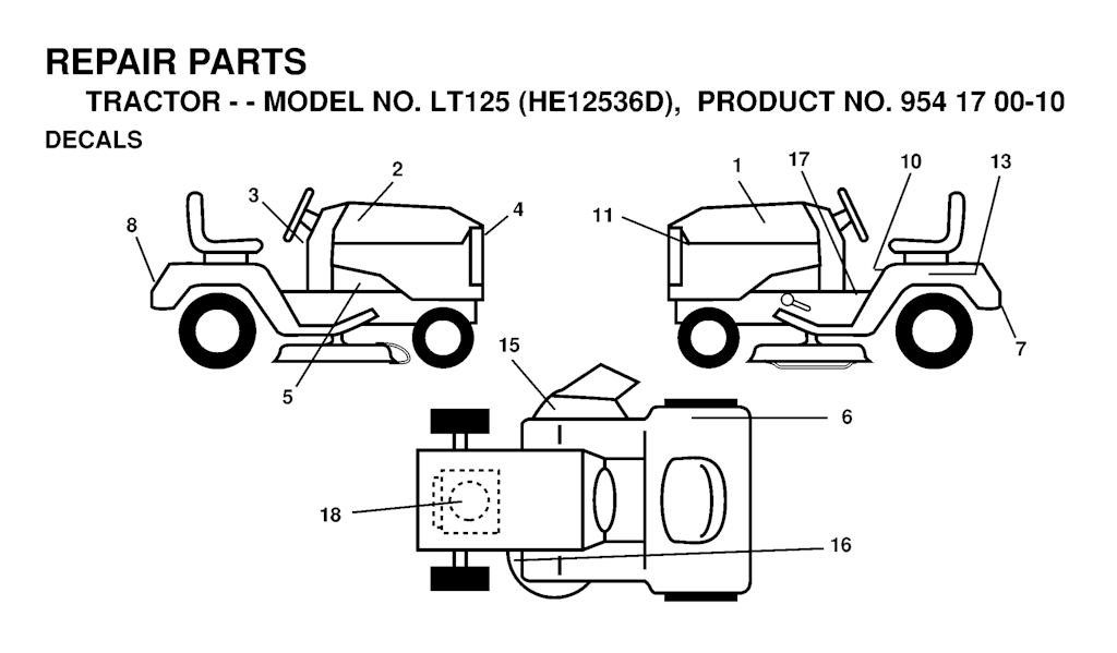 Explosionszeichnung Ersatzteile