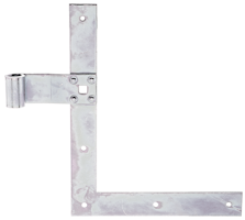 Alberts® Fensterladen-Winkelband, gerade, unten, galvanisch verzinkt, dickschichtpassiviert,HxL 250x200mm,Rolle ⌀13mm 313319