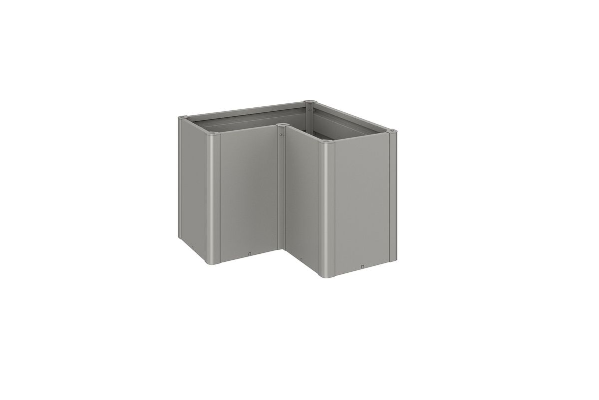 Biohort Pflanzbeet Belvedere B 102 x T 102 cm (Gr. L100) 77 cm (MAXI) quarzgrau-metallic