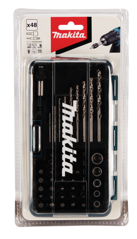 Makita Bohrer-Bit-Set 48-teilig B-36192