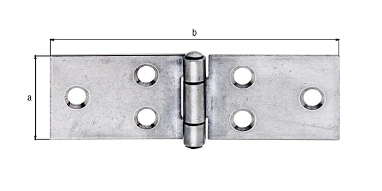 Alberts® Tischband Edelstahl 26x81 mm