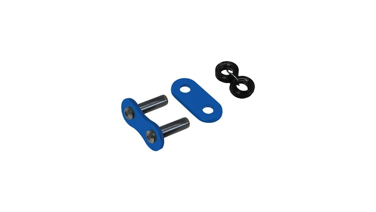RK Kettenschloss Hohlnietschloss, blau, Kettenschloss "525ZXW Color"
