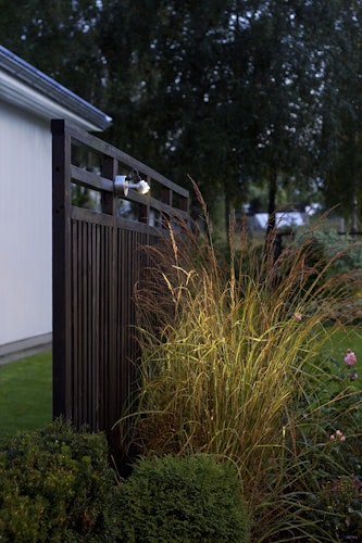 Konstsmide Wandleuchte/Strahler Monza, silber (7922-310)