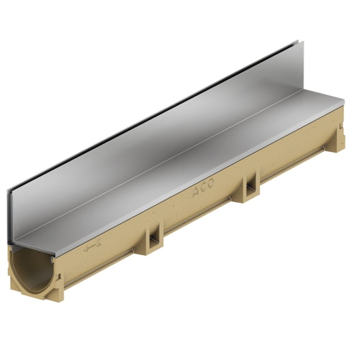 ACO Self® Euroline Schlitzrinne Schlitzrahmen 100 x 11,8 x 10,5 cm