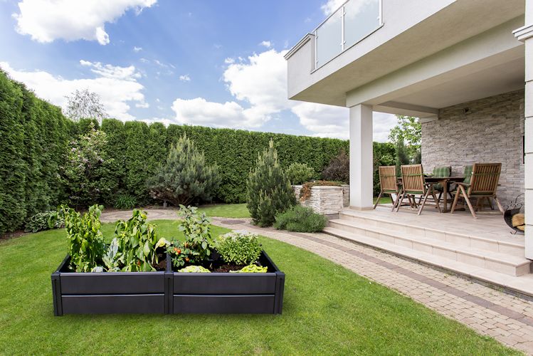 KHW Hochbeet Demeter Größe L - B 158 x T 82 x H 31 cm  - 336 l