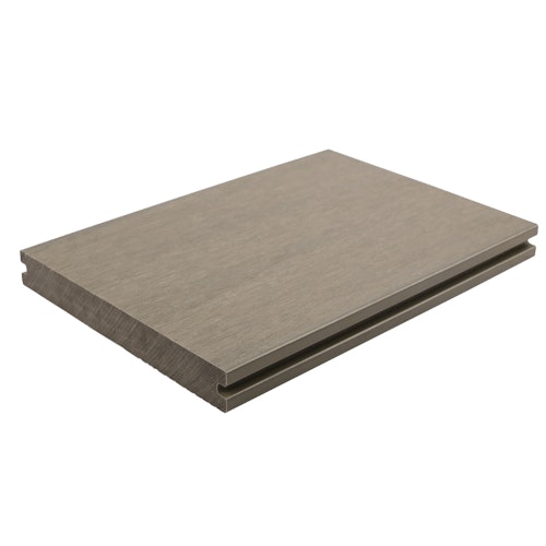Fiberdeck Premium WPC-Terrassendiele Light grey massiv 23 mm