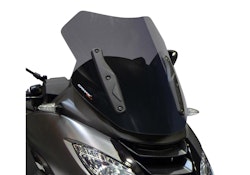 ERMAX Scooterscheibe Sport Acrylic durchsichtig Schwarz getönt für PEUGEOT Metropolis 400i