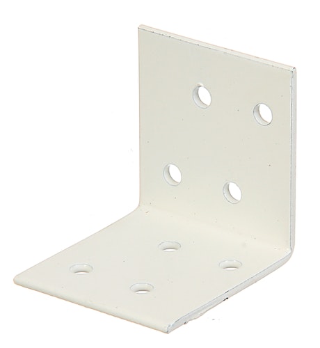 Alberts® Winkelverbinder weiß kunststoffbeschichtet  40x40x40 mm