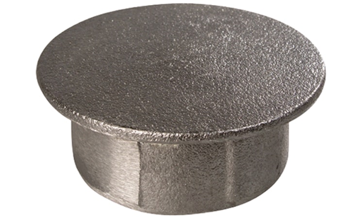 Alberts® Pfostenkappe fürAbsperrgittersystem Plus 7, Alu ⌀60 mm 774660