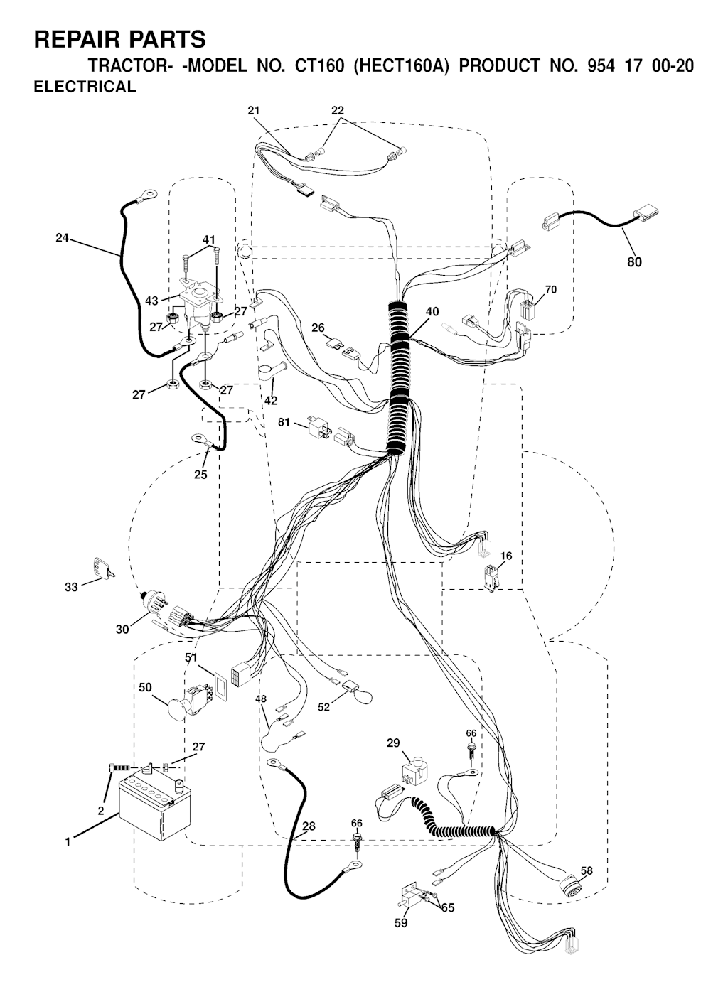 Explosionszeichnung Ersatzteile