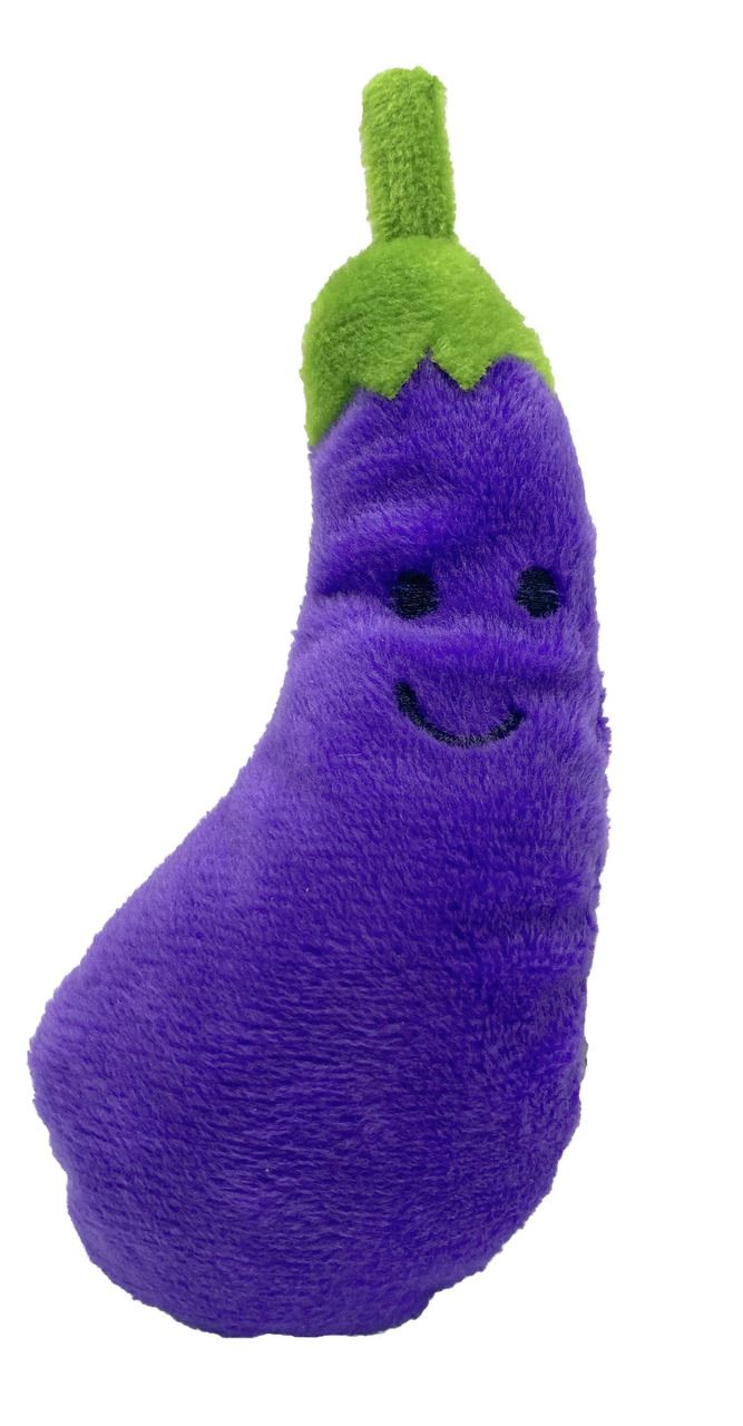 Aumüller Katzenspielkissen Aubergine mit Baldrian und Dinkelspelz Katzenspielzeug