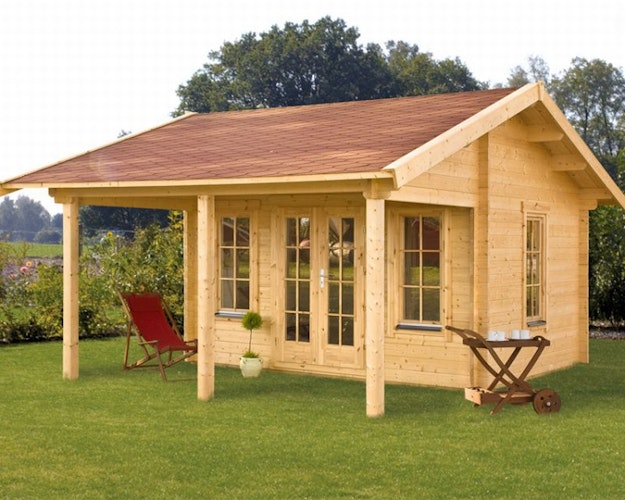 Skan Holz 70 mm Blockbohlenhaus Calgary