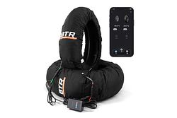 BTR Motorrad Reifenwärmer - Set mit Bluetooth, 17 Zoll