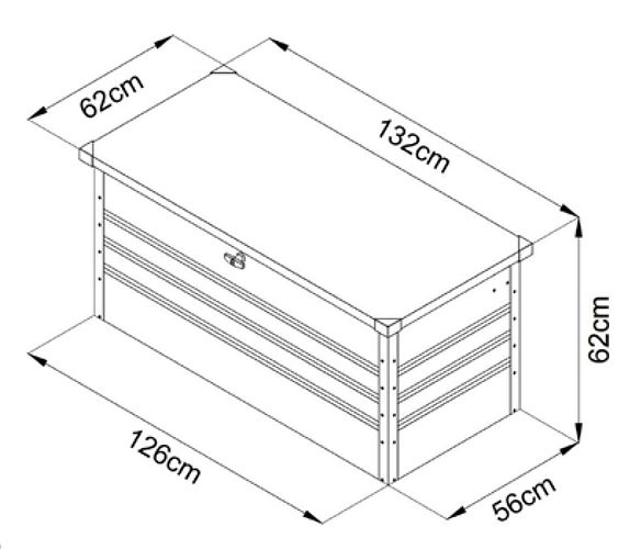 Pergart Gartenbox/Lagerbox Lille