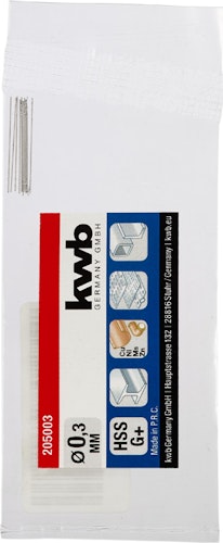 kwb HSS-G Boh 0,3mm LS PRE 205003
