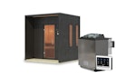 Vorschaubild Karibu Design Saunahaus Arcadia Blackline - 73 mm