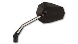 HIGHSIDER pro Spiegel Stealth -X4 Schwarz Mit LED Blinker/Positionslicht (Paar)