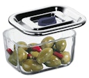 WMF Frischhalte- und Serviersystem-Set 3-teilig Top Serve mit Abtropfgitte
