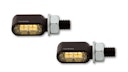 Vorschaubild HIGHSIDER pro Little Bronx LED Blinker/Positionslicht Schwarz/Getönt 2in1, CNC, E-Geprüft (Paar)