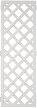 T&J LIGHTLINE Kunststoff Rankgitter 600 x 1800 mm, Weiß